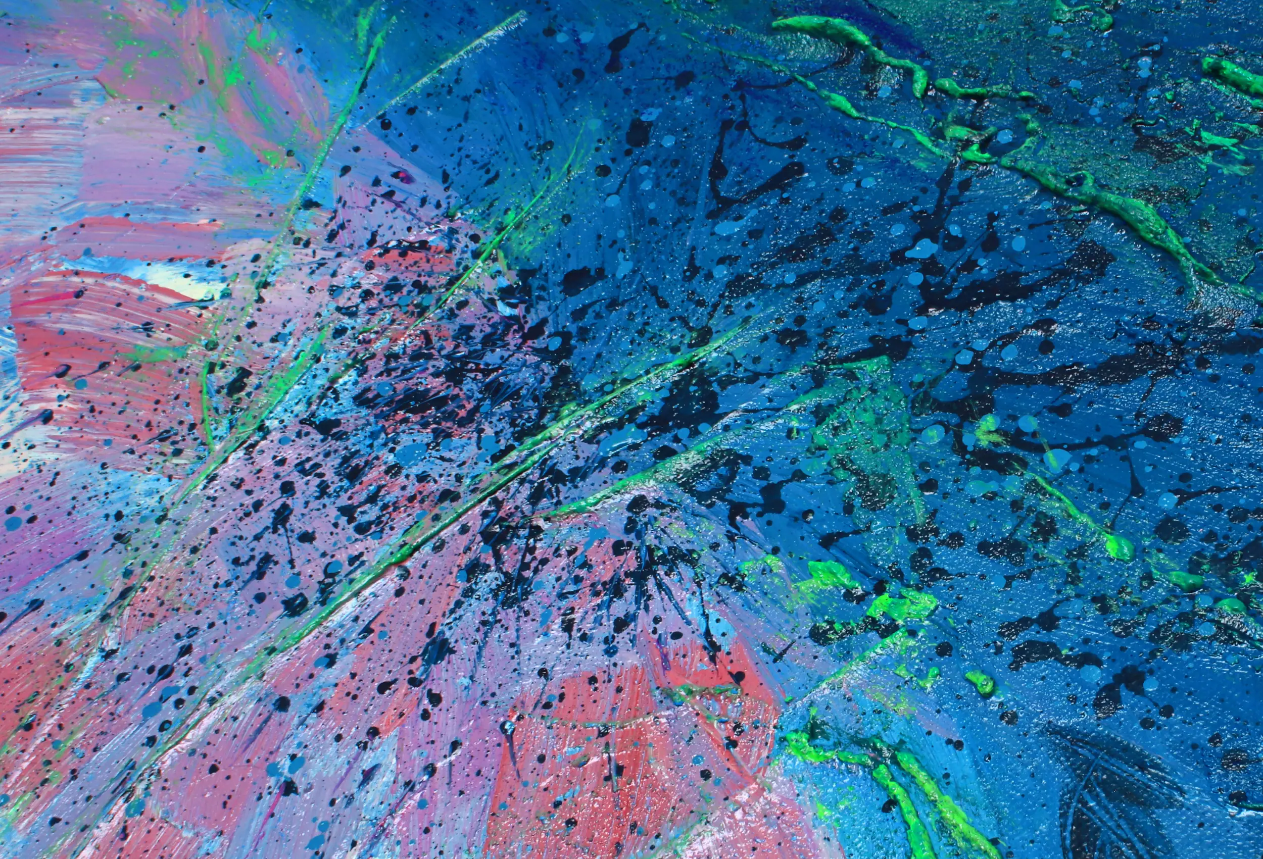Essence Of Life - Original Acrylic Painting - Zoom