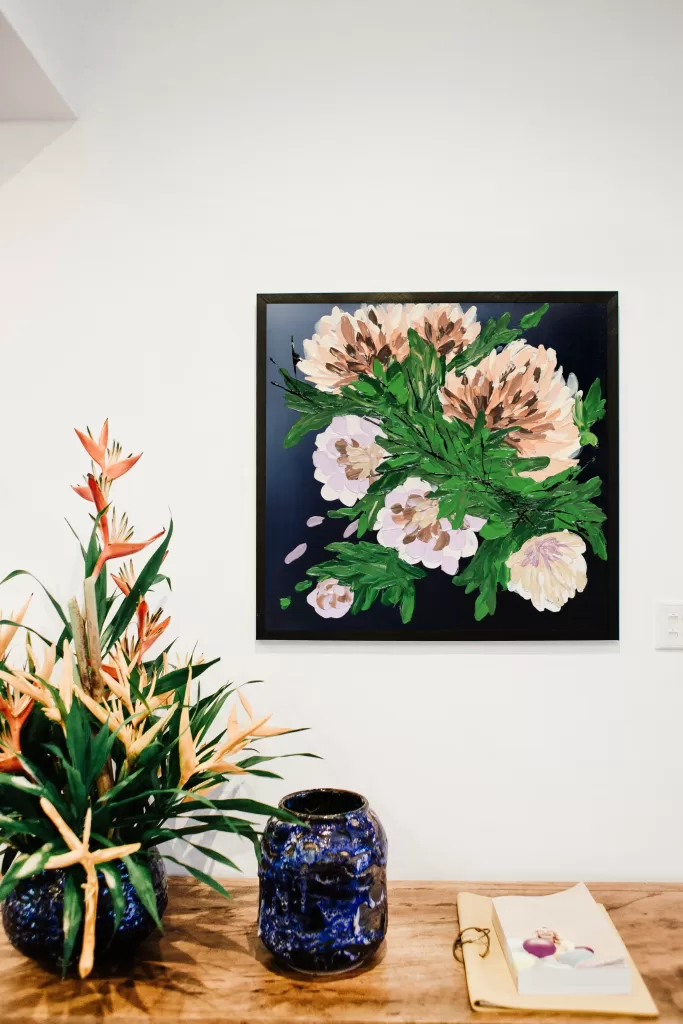 From The Heart - Original Acrylic Painting - Room Example