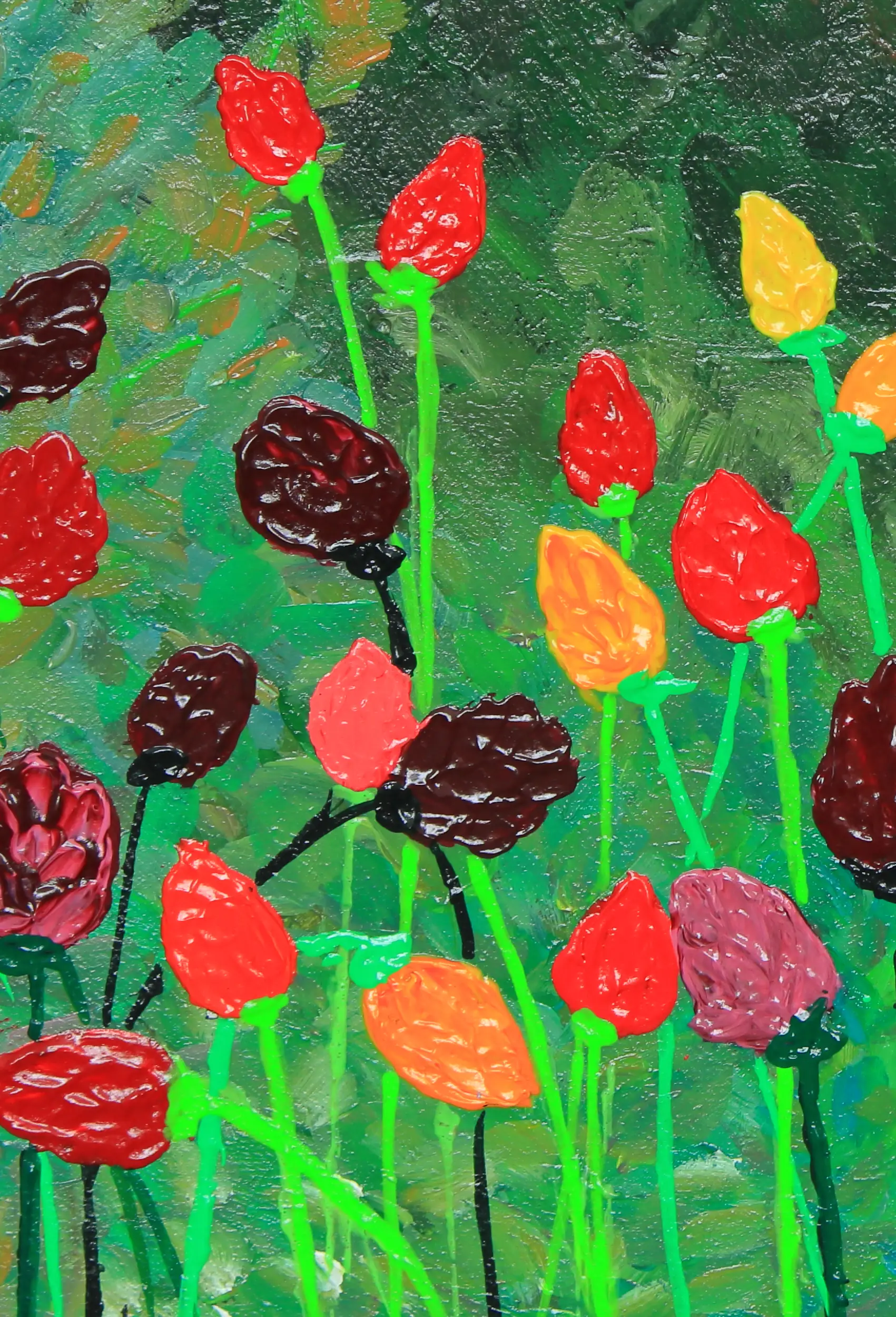 Inspired by Nature - Original Acrylic Painting - Zoom 1
