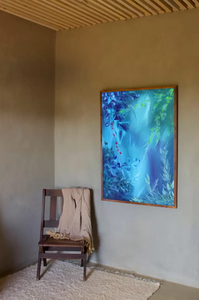 Be Like Water - Original Acrylic Painting - Room Example